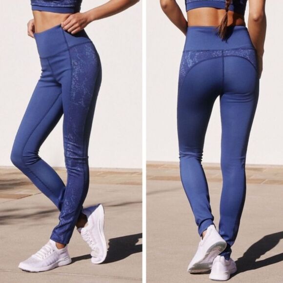 Daily Practice By Anthropologie Sofia High Rise Leggings In Navy/Marine - Picture 1 of 10